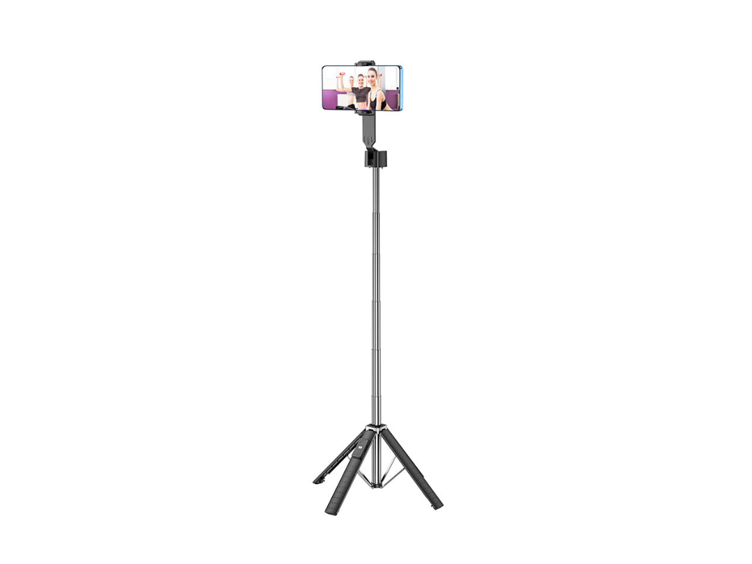 Hoco Tabletop Holder K18 Wave for Live Broadcast – Adjustable Stand (Black) Hoco Tabletop Holder K18 Wave for Live Broadcast – Adjustable Stand (Black)